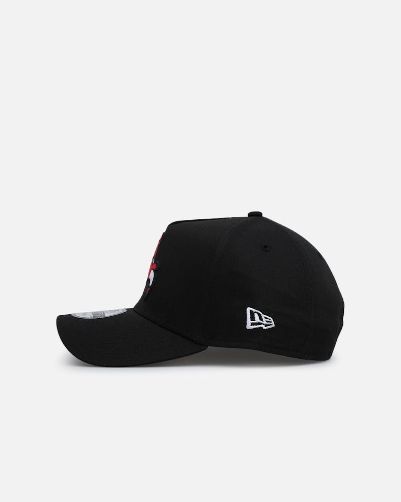 Chicago Bulls Negra Upside Down 9FORTY A-Frame Snapback