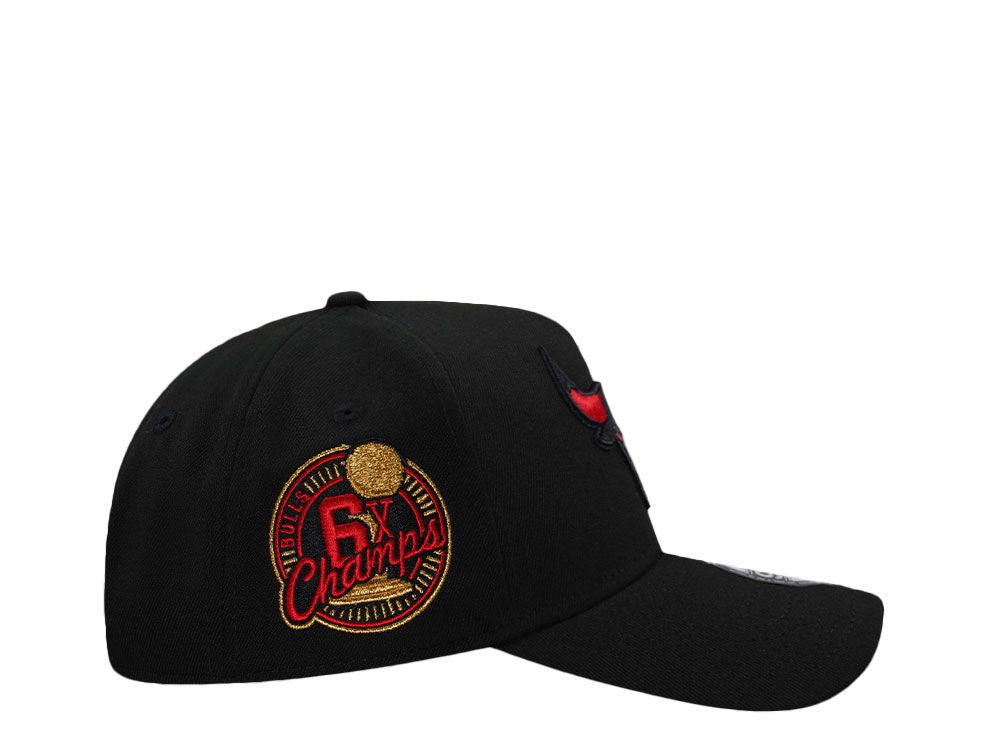 Chicago Bulls Negra y Roja 9FORTY A-Frame Snapback
