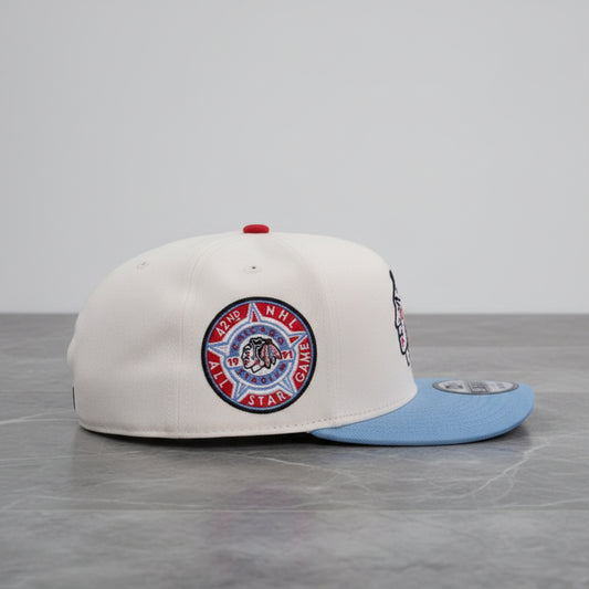 Chicago Blackhawks Chrome Two Tone Edition 9FIFTY A-Frame Snapback