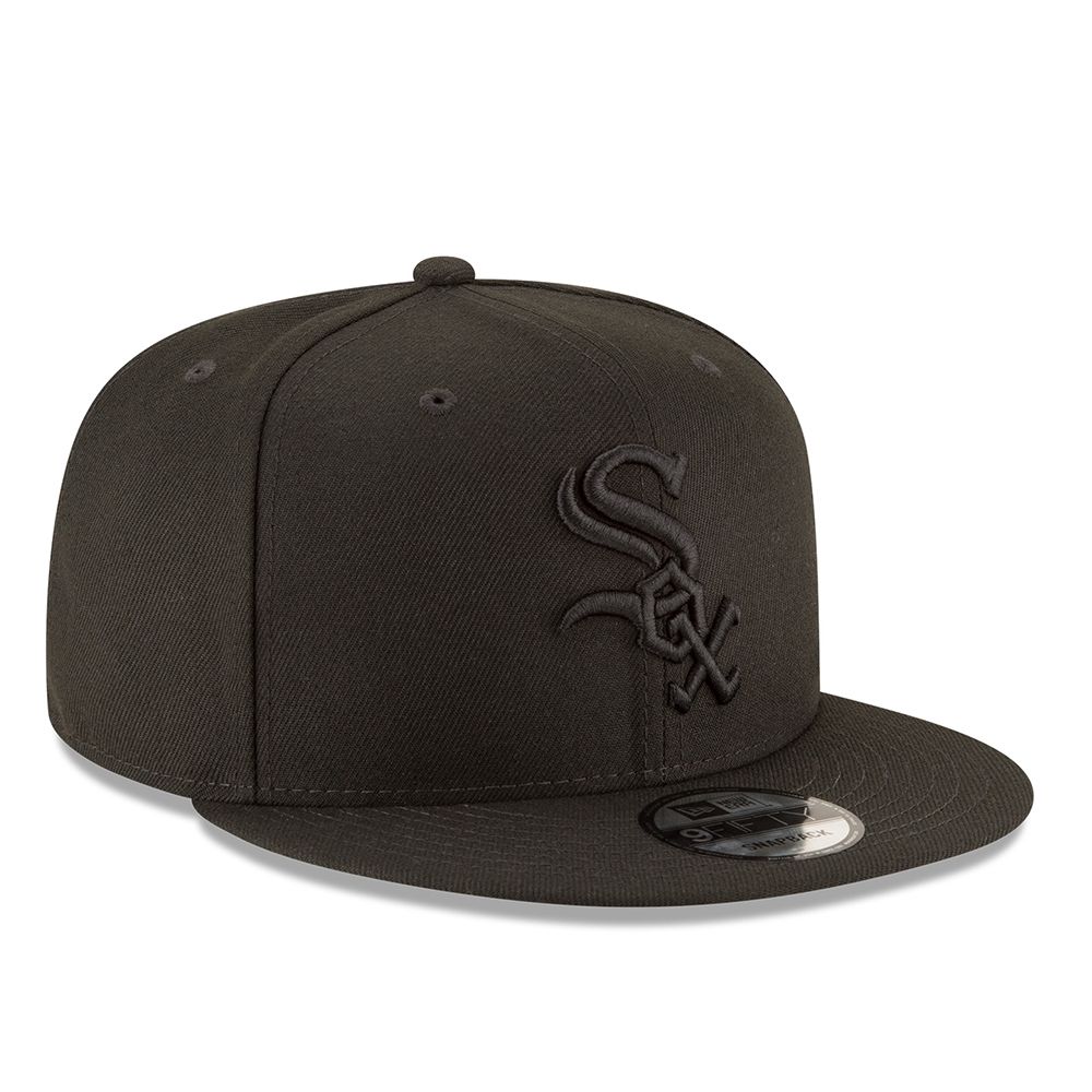 Chicago White Sox Negra 9FIFTY Snapback