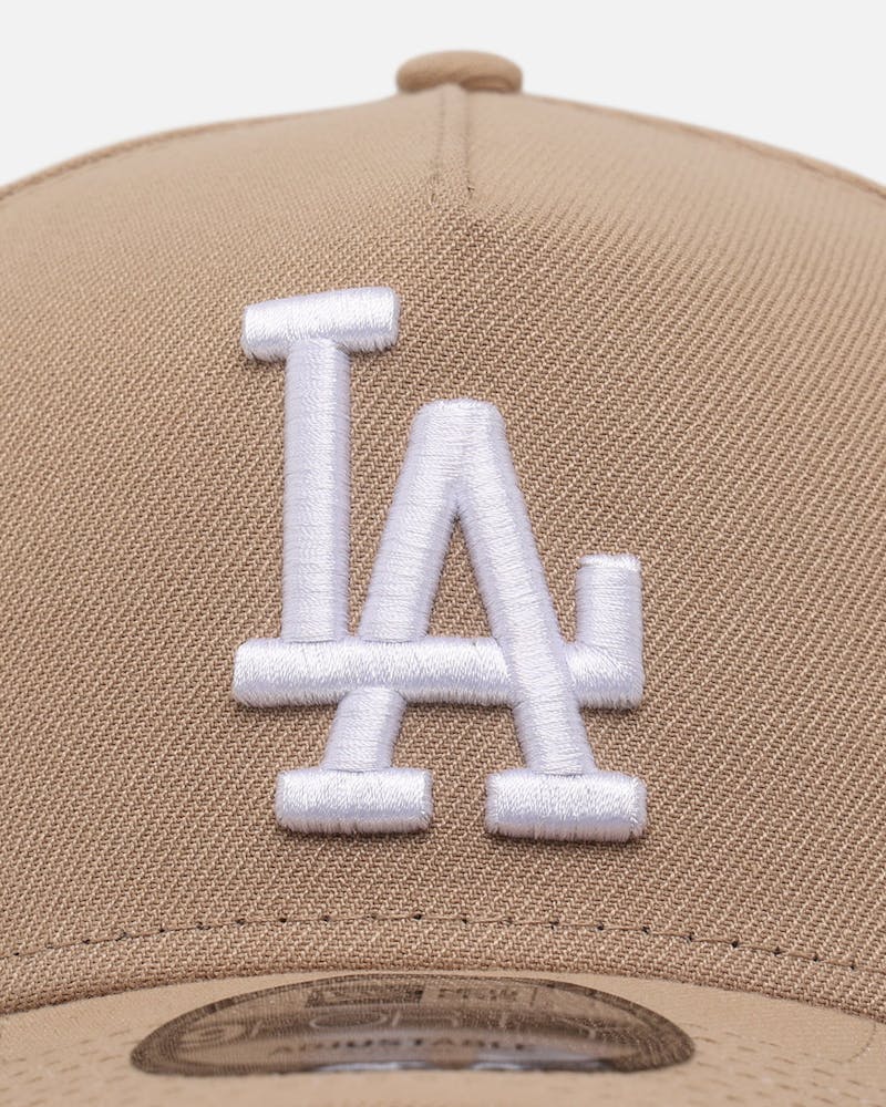 Los Angeles Dodgers Beige 9FORTY A-Frame Snapback