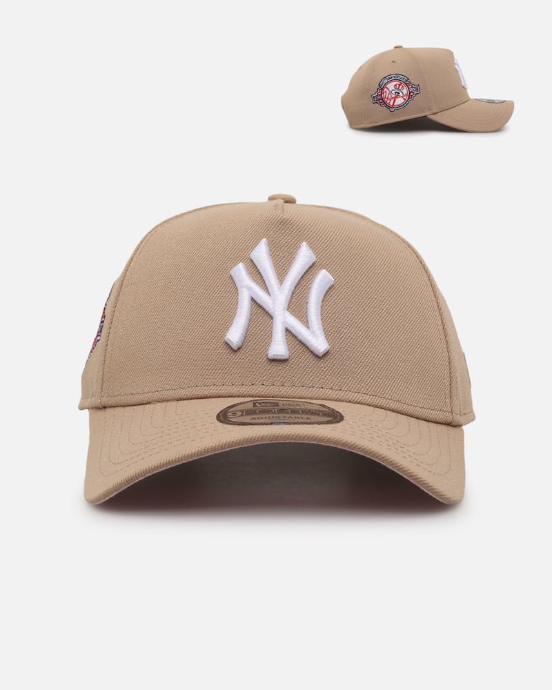 New York Yankees Beige 9FORTY A-Frame Snapback