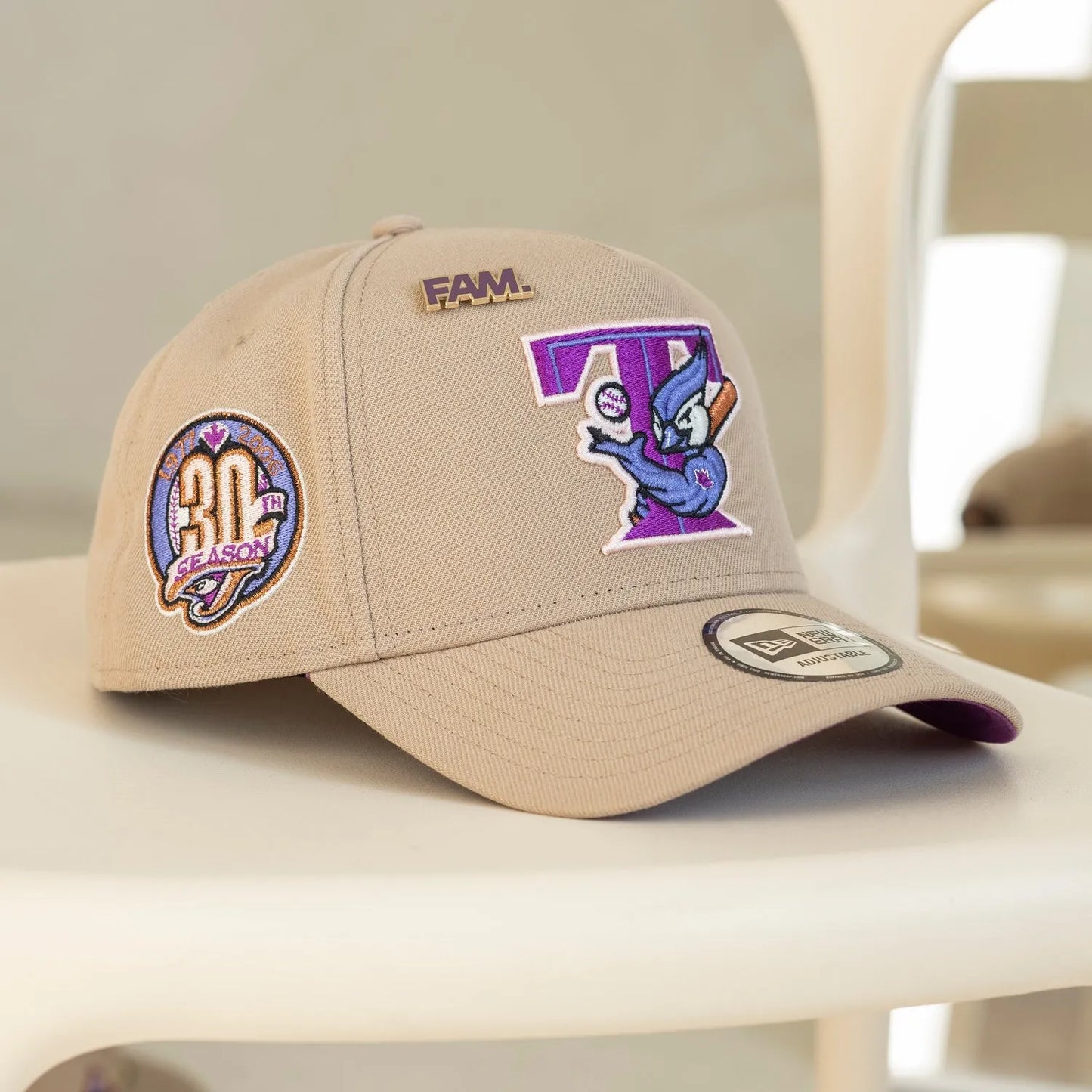 FAM Exclusive — Toronto Blue Jays Camel 9FORTY A-Frame Snapback