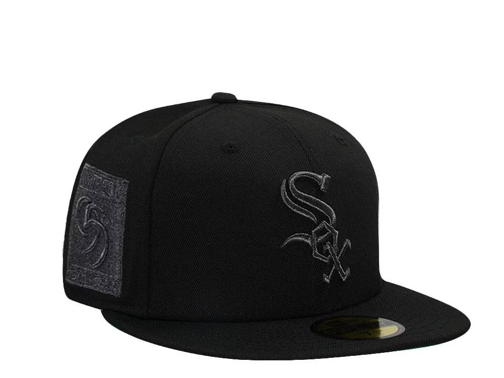 Chicago White Sox Negra Liquid Titanium Edition 59FIFTY Fitted