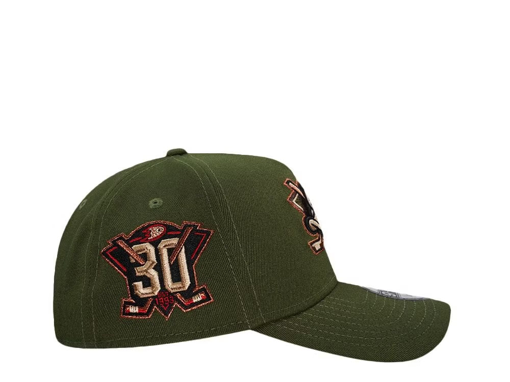 Anaheim Ducks Verde 9FORTY A-Frame Snapback