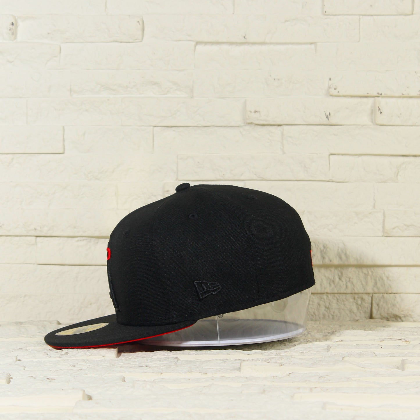 Anaheim Angels Negra y Roja 59FIFTY Fitted