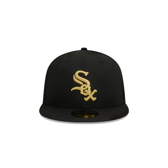 Chicago White Sox Metallic Negra 59FIFTY Fitted