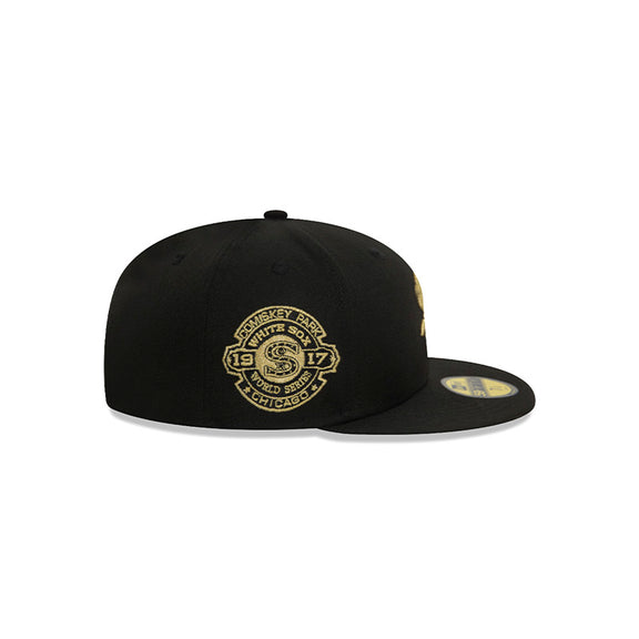 Chicago White Sox Metallic Negra 59FIFTY Fitted