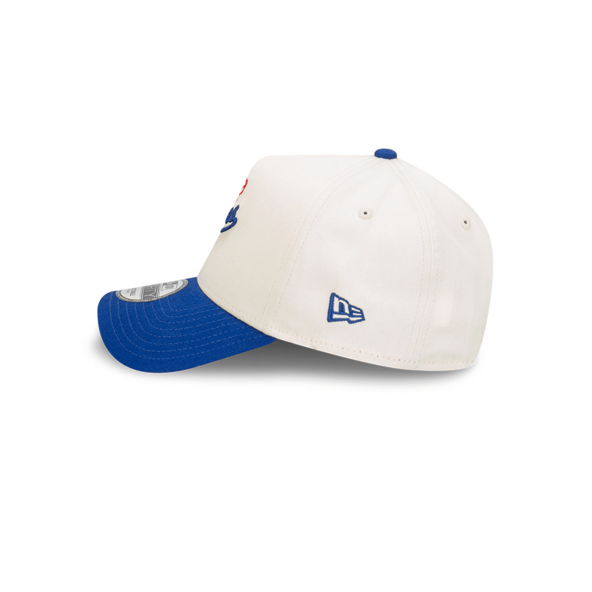 Los Angeles Dodgers Crema y Viscera Azul 9FORTY A-Frame Snapback