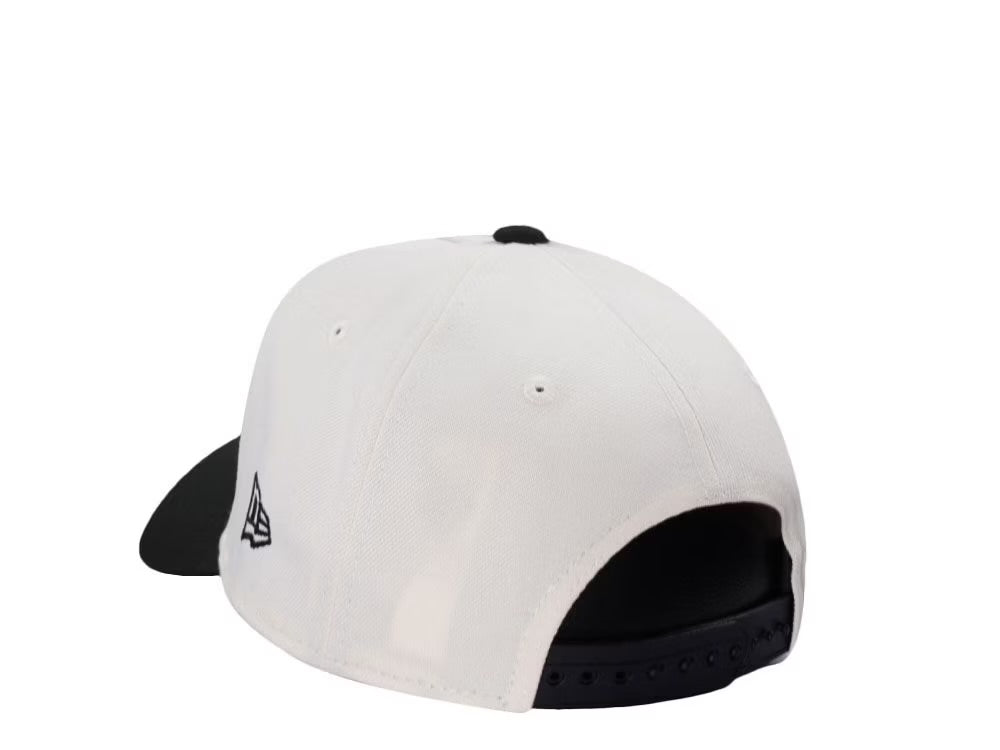 Pittsburgh Pirates Crema y Viscera Negra 9FORTY A-Frame Snapback