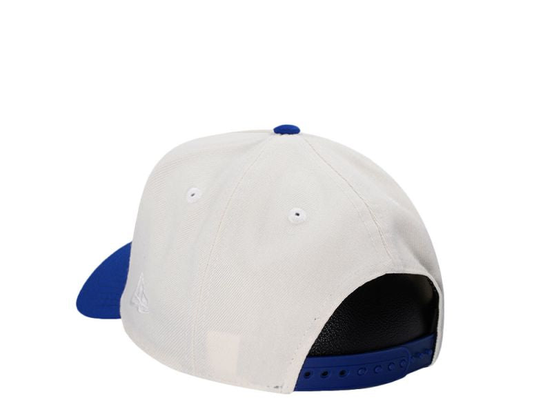 Chicago Cubs Crema y Viscera Azul 9FORTY A-Frame Snapback