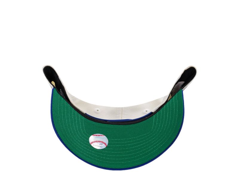 Chicago Cubs Crema y Viscera Azul 9FORTY A-Frame Snapback