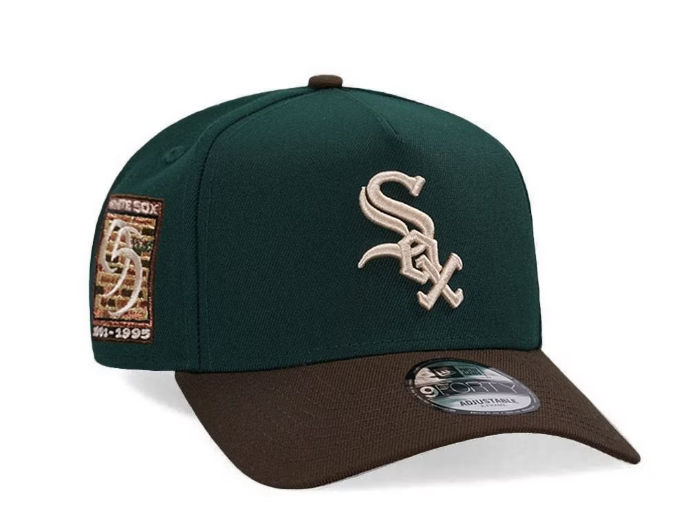 Chicago White Sox Verde y Viscera Cafe 9FORTY A-Frame Snapback