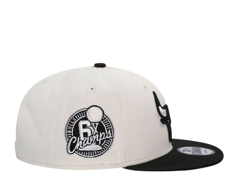 Chicago Bulls Crema y Viscera Negra 9FIFTY Snapback