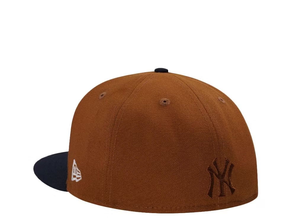 New York Yankees Cafe y Viscera Azul Navy 59FIFTY Fitted