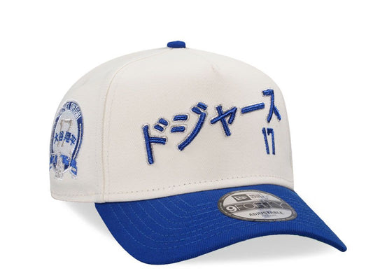 Los Angeles Dodgers Crema y Viscera Azul Ohtani 9FORTY A-Frame Snapback