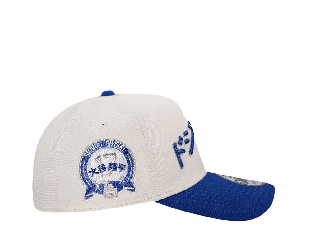Los Angeles Dodgers Crema y Viscera Azul Ohtani 9FORTY A-Frame Snapback