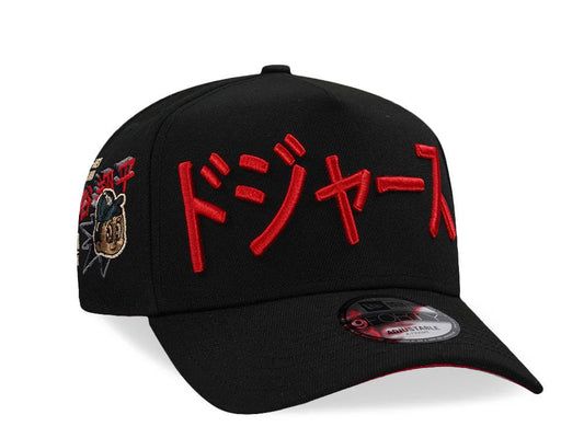 Los Angeles Dodgers Negra y Roja Ohtani 9FORTY A-Frame Snapback