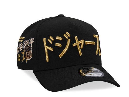 Los Angeles Dodgers Ohtani Negra 9FORTY A-Frame Snapback