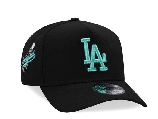 Los Angeles Dodgers Black Tiffany Prime Edition 9FORTY A-Frame Snapback