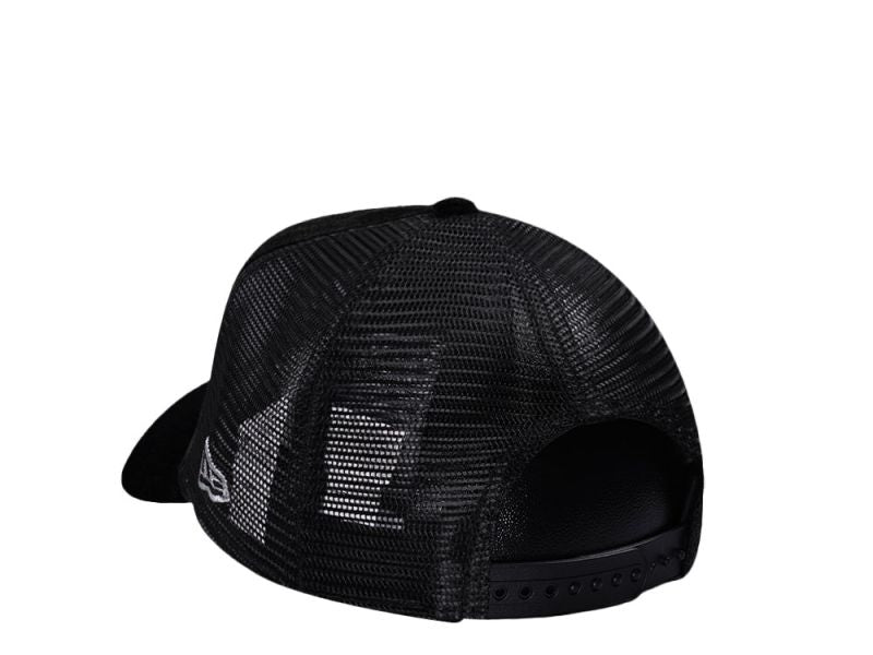 Las Vegas Raiders Negra de Terciopelo Trucker 9FORTY A-Frame Snapback