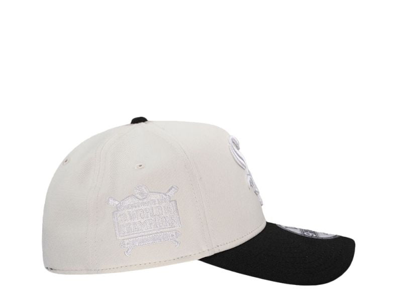 Chicago White Sox Crema y Viscera Negra 9FORTY A-Frame Snapback