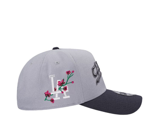 Los Angeles Dodgers Cherry Blossom Grey Two Tone Edition 9FORTY A-Frame Snapback