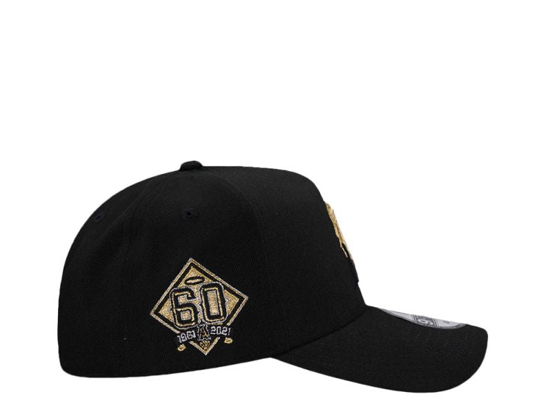 Anaheim Angels Metallic Black Prime Edition 9FORTY A-Frame Snapback