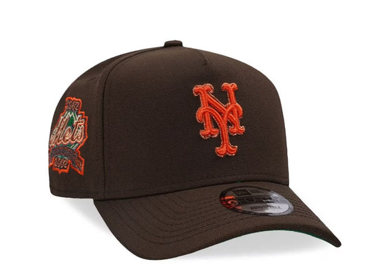 New York Mets Cafe 9FORTY A-Frame Snapback
