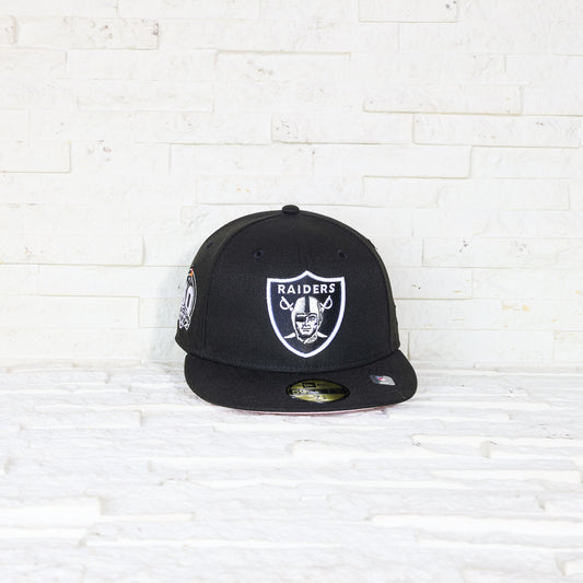 Hat Club Exclusive — Las Vegas Raiders 60th Anniversary Patch 59FIFTY Fitted