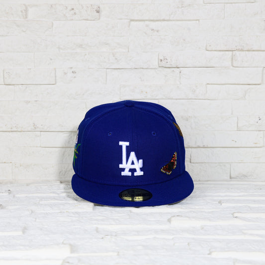 New Era x Felt — Angeles Dodgers Azul 59FIFTY Fitted