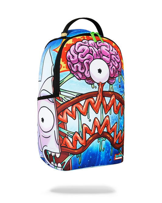 Rick & Morty Split Rick Head Guts Backpack