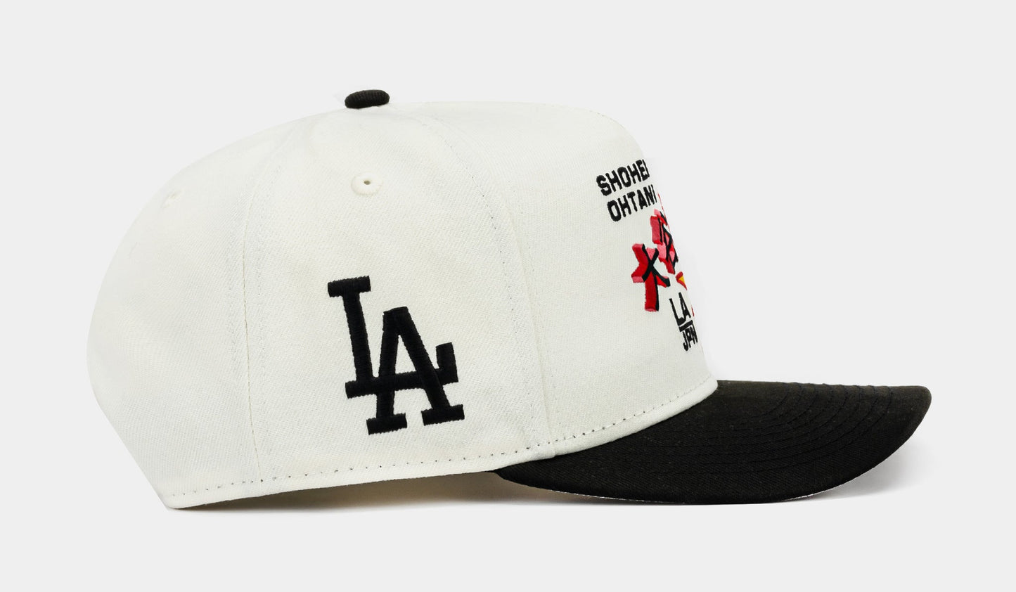 Los Angeles Dodgers Shohei Ohtani Crema y Viscera Negra 9FIFTY A-Frame Snapback