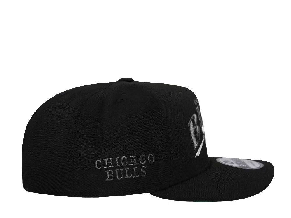Chicago Bulls Negra 9FIFTY A-Frame Snapback