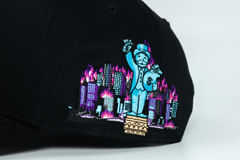 New York in Flames Purple