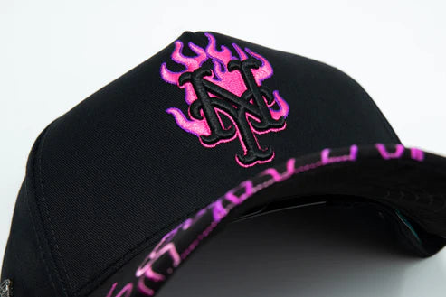 New York in Flames Purple