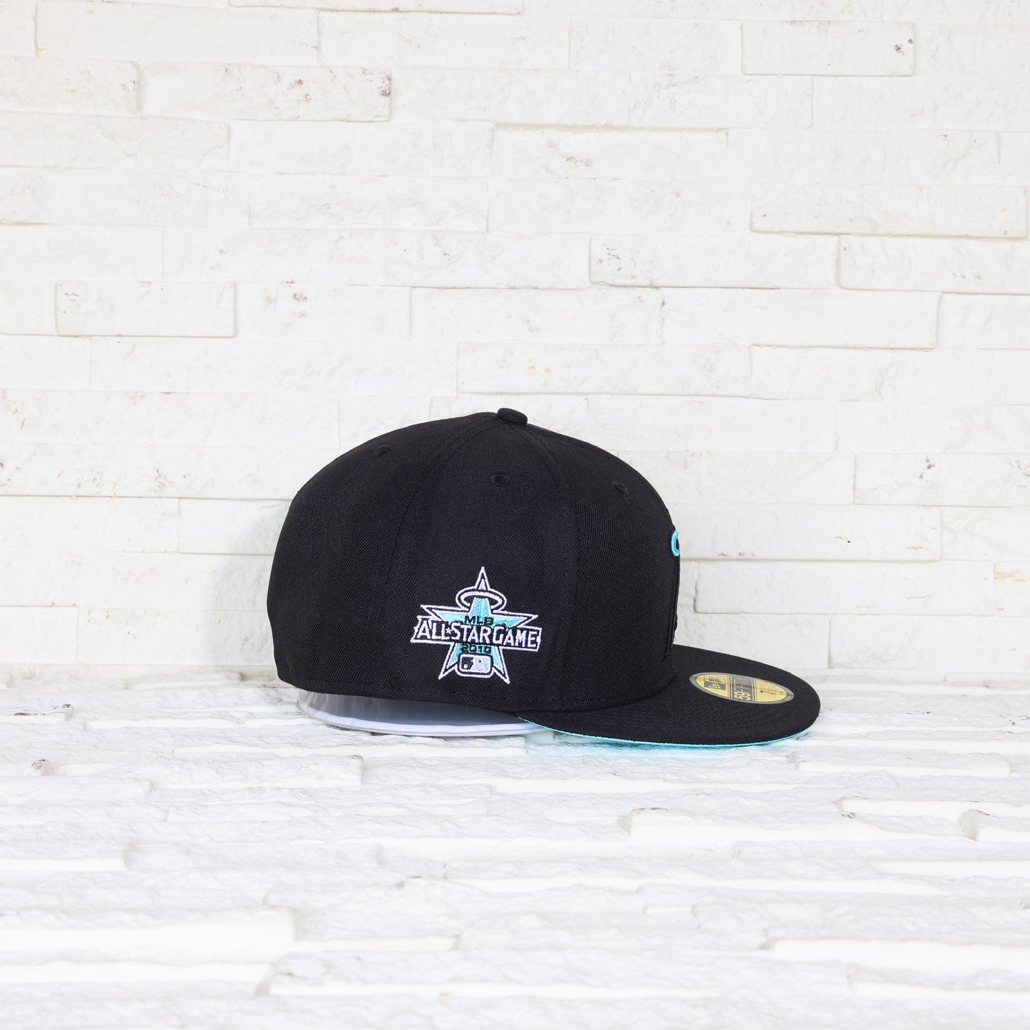 Anaheim Angels Negra y UV Celeste 59FIFTY Fitted