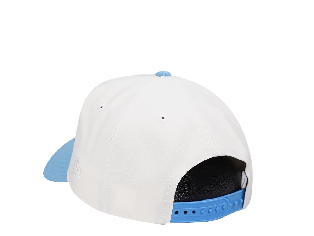 Chicago Cubs Crema y Viscera Celeste 9FORTY A-Frame Snapback