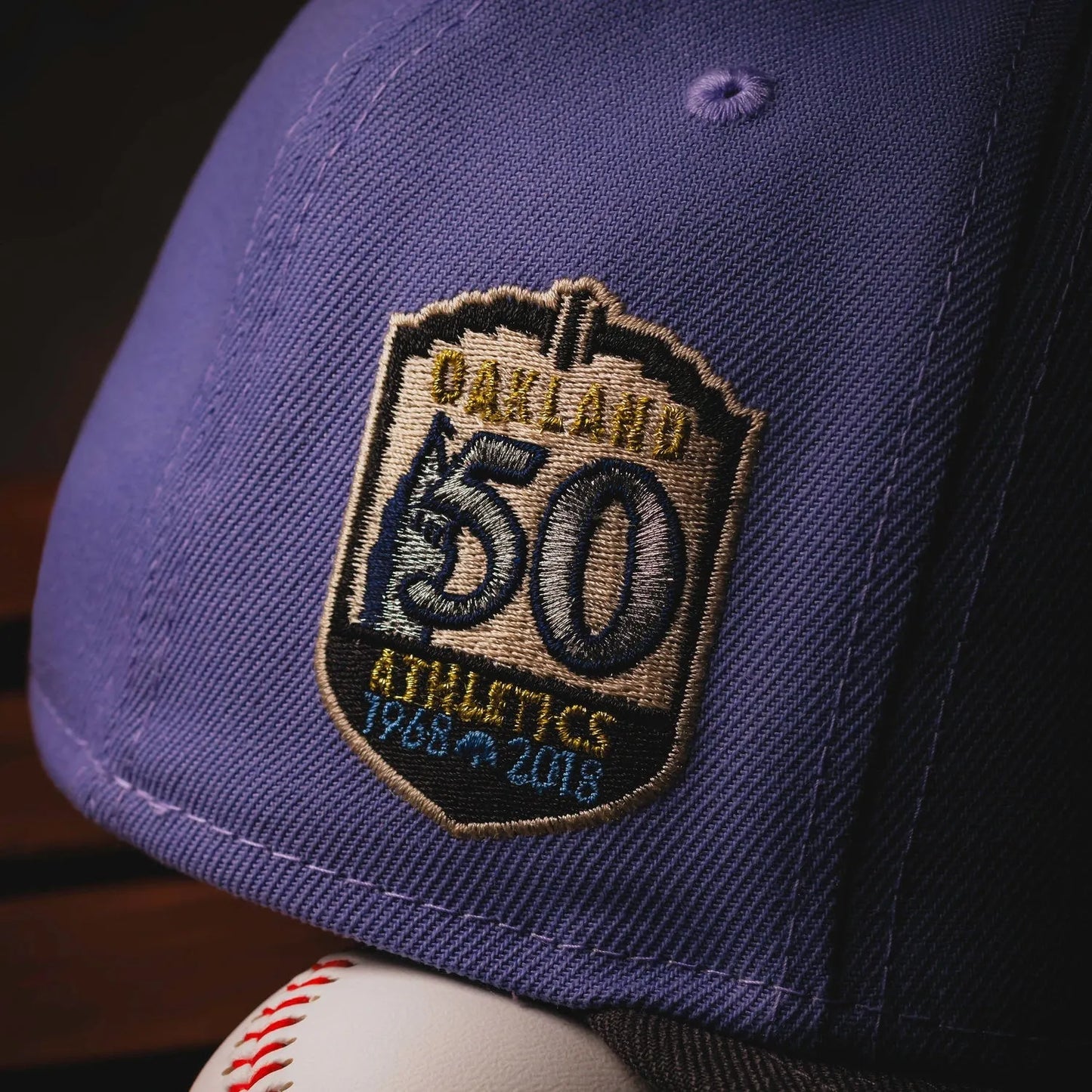 FAM Exclusive — Oakland Athletic's Lila y Viscera Gris 59FIFTY Fitted