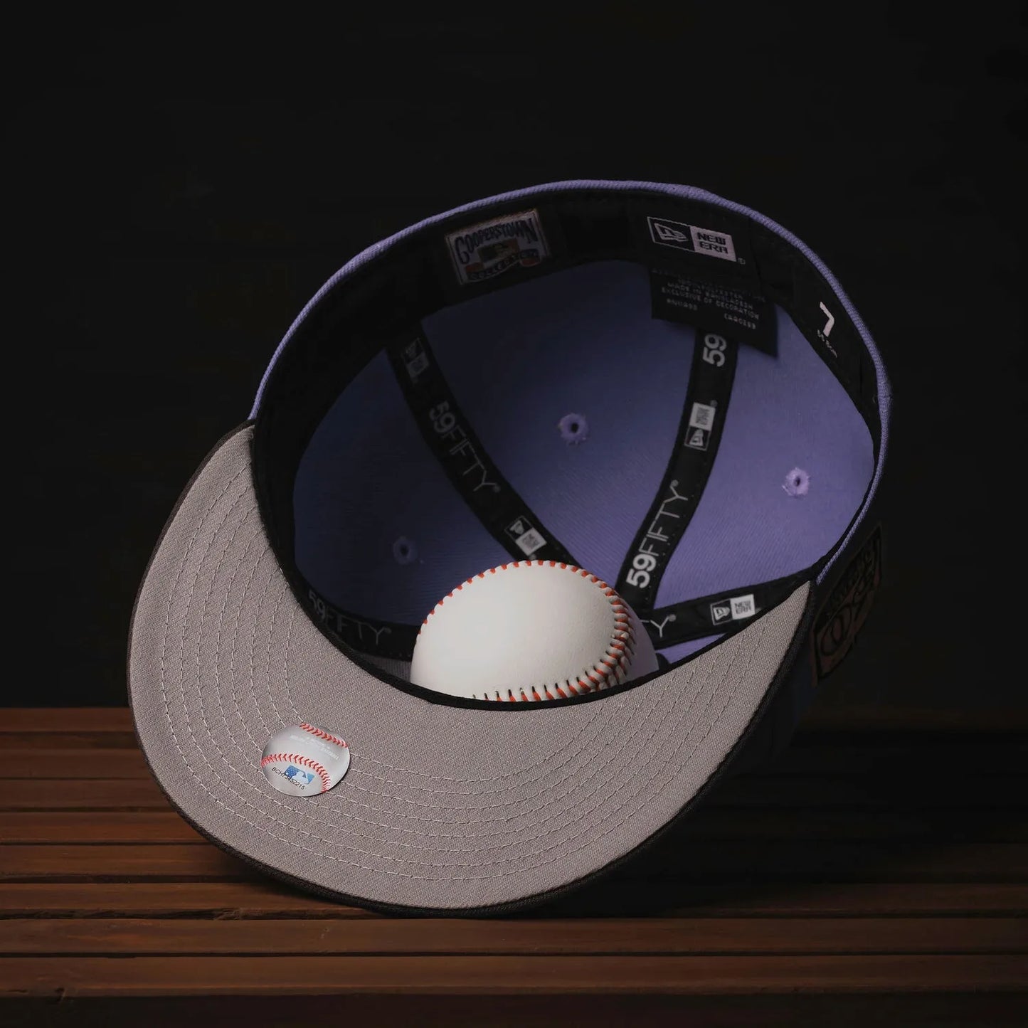 FAM Exclusive — Oakland Athletic's Lila y Viscera Gris 59FIFTY Fitted
