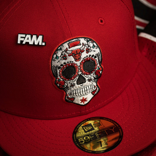 FAM Exclusive — Chicago Bulls Scarlet Red 59FIFTY Fitted