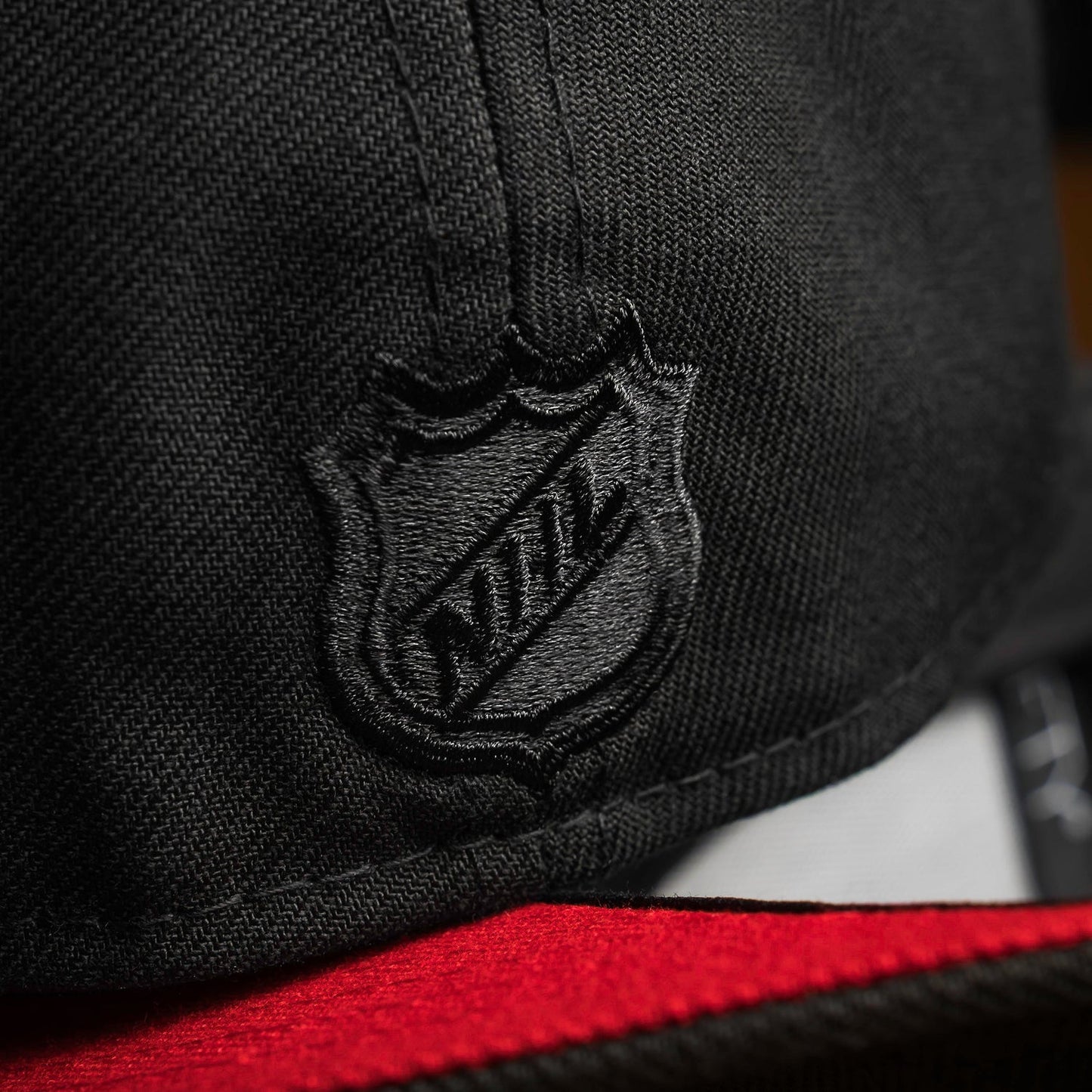 FAM Exclusive — Anaheim Ducks NHL Black Scarlet UV 59FIFTY Fitted