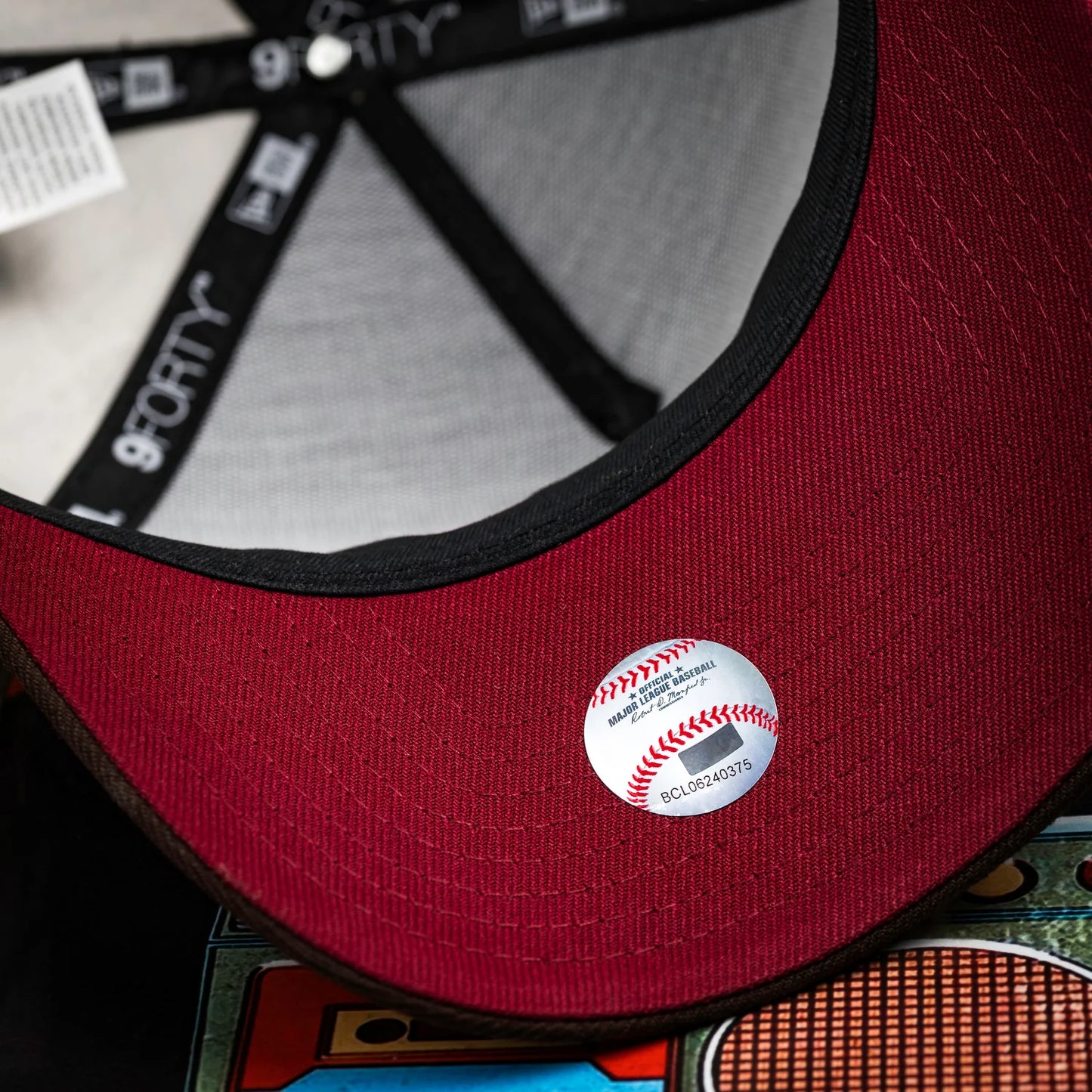 FAM Exclusive — Philadelphia Phillies Tree Edge Burned Wood Two Tone 9FORTY A-Frame Snapback