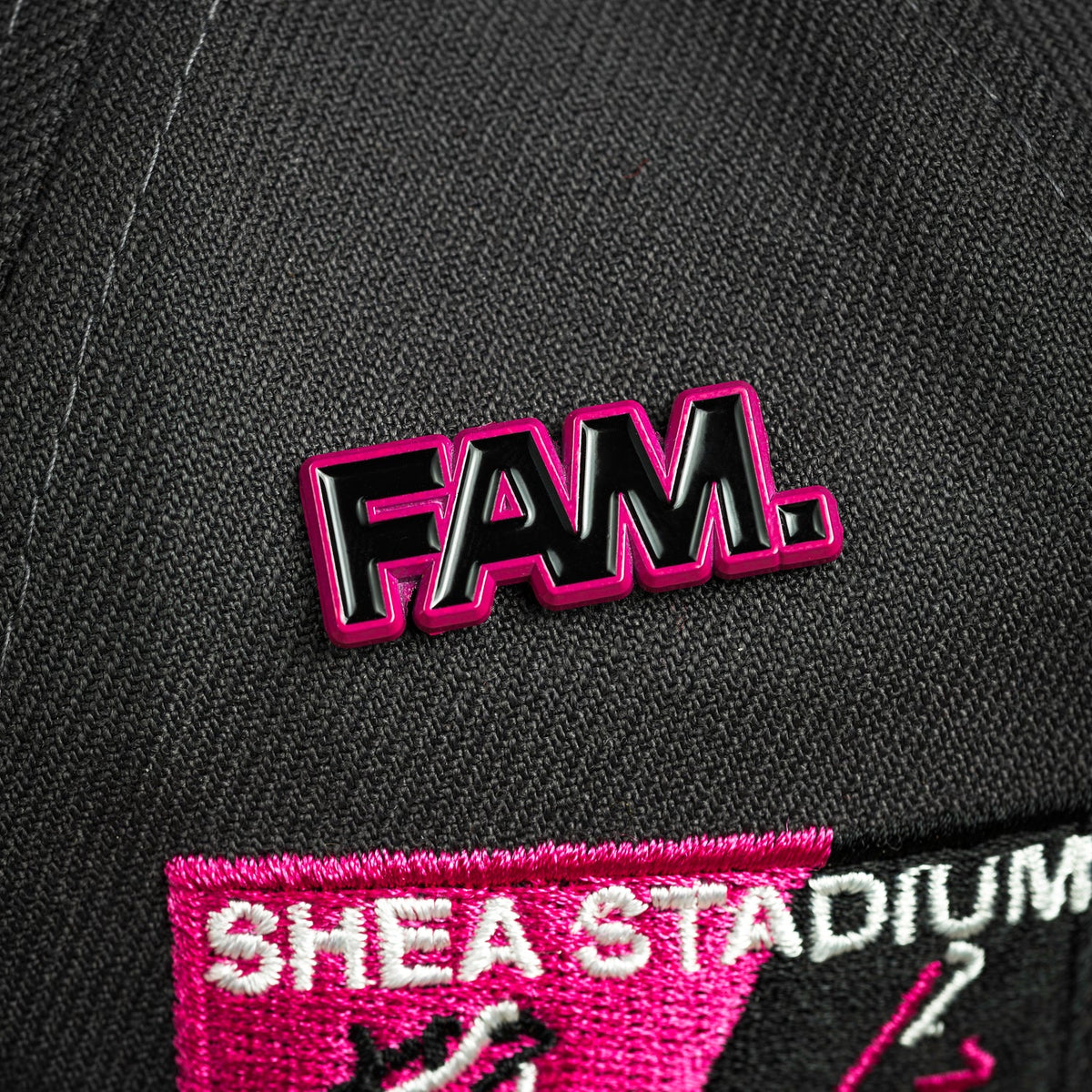 FAM Exclusive — New York Mets Graphite Black Two Tone 9FORTY A-Frame Snapback
