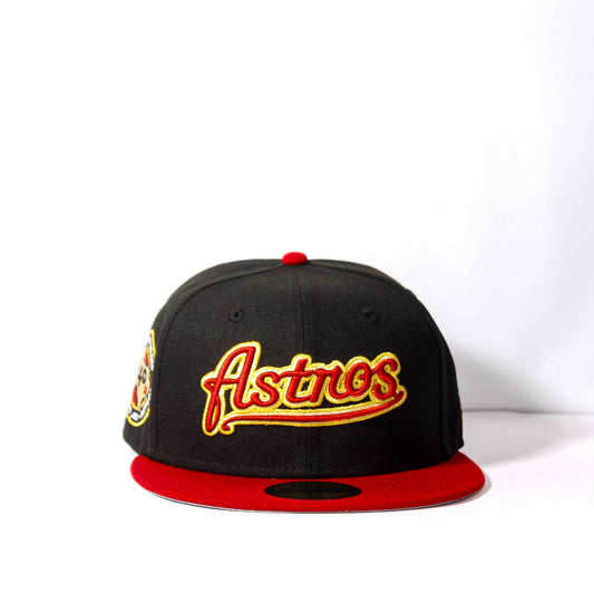 EXCLUSIVA — Houston Astros Black Brick Gold Two Tone Edition 59FIFTY Fitted