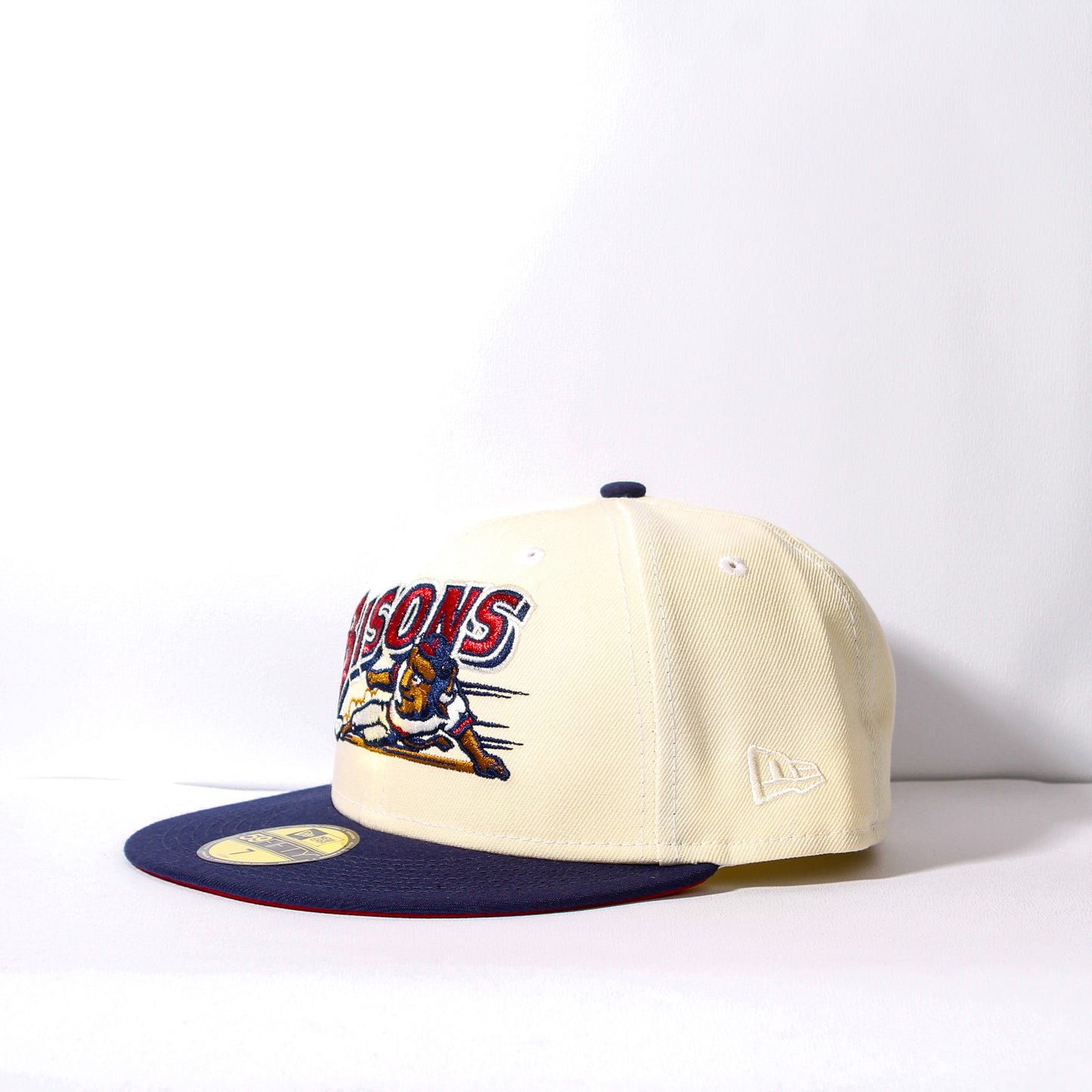 EXCLUSIVA — Buffalo Bisons Metallic Cream Two Tone 59FIFTY Fitted