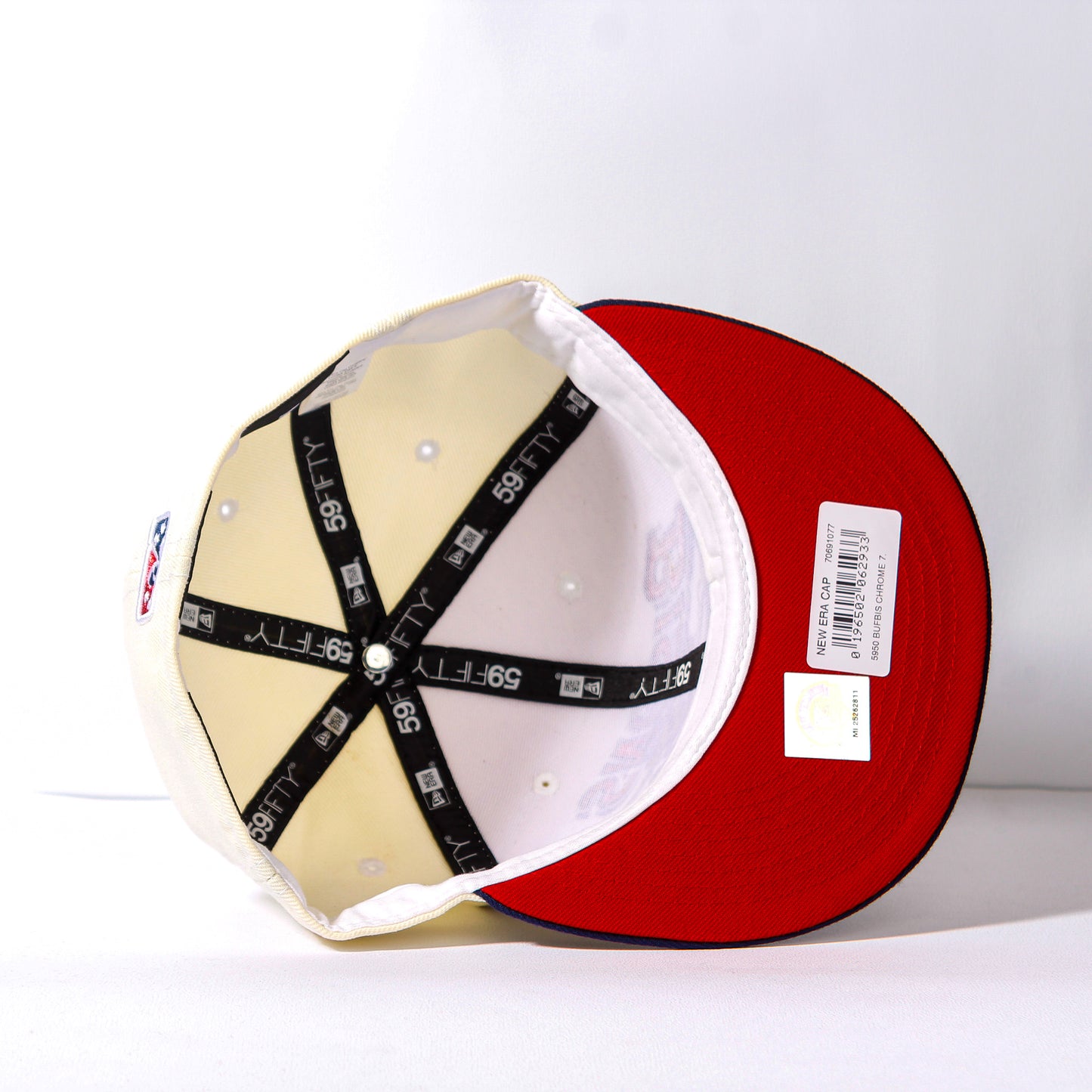 EXCLUSIVA — Buffalo Bisons Metallic Cream Two Tone 59FIFTY Fitted