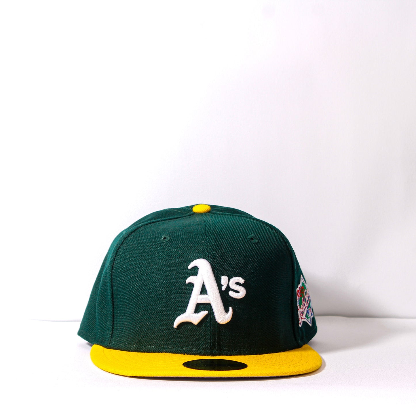 Edición Especial de Lana — Oakland Athletic’s Verde y Amarillo 59FIFTY Fitted