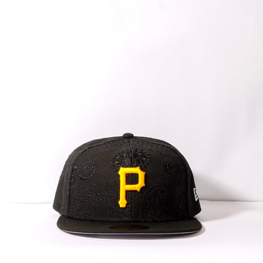 EXCLUSIVA — Pittsburgh Pirates Paisley Edition Negra 59FIFTY Fitted