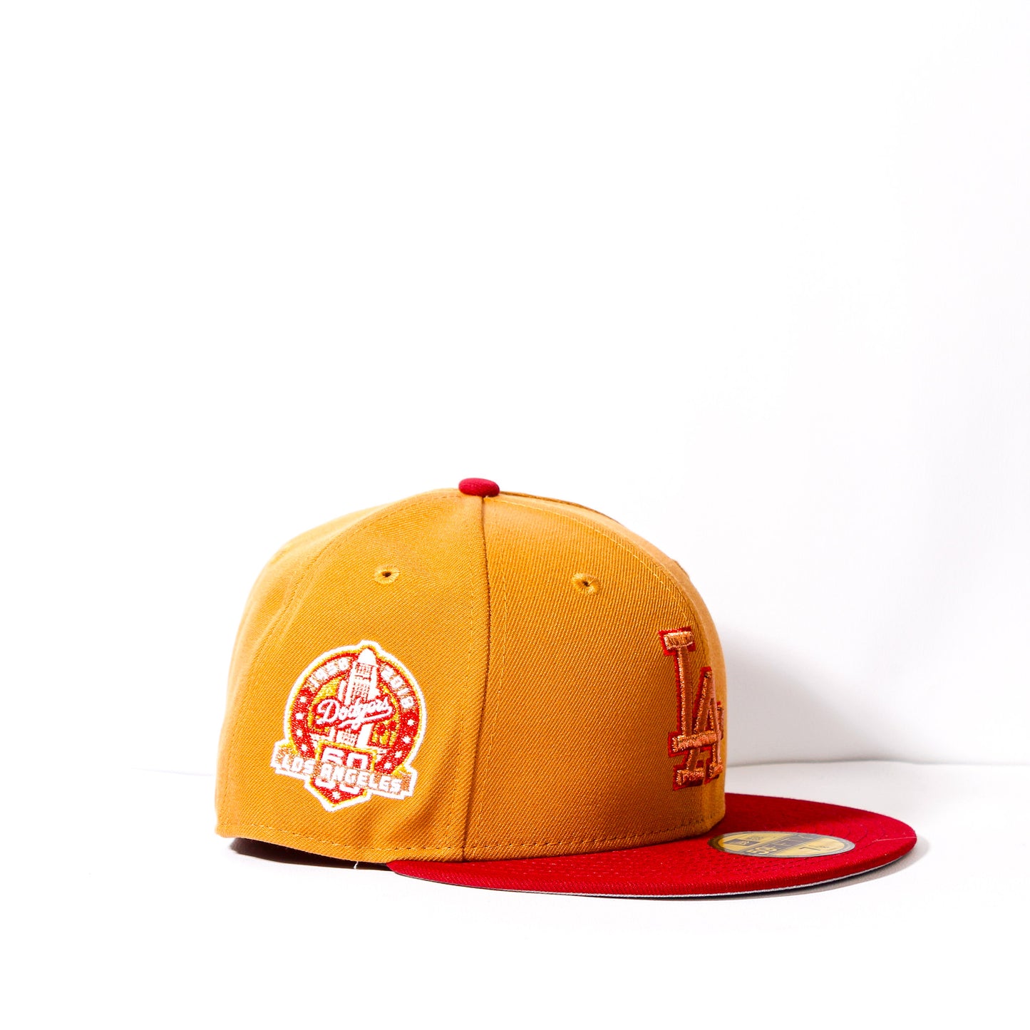 EXCLUSIVA — Los Angeles Dodgers Khaki 59FIFTY Fitted